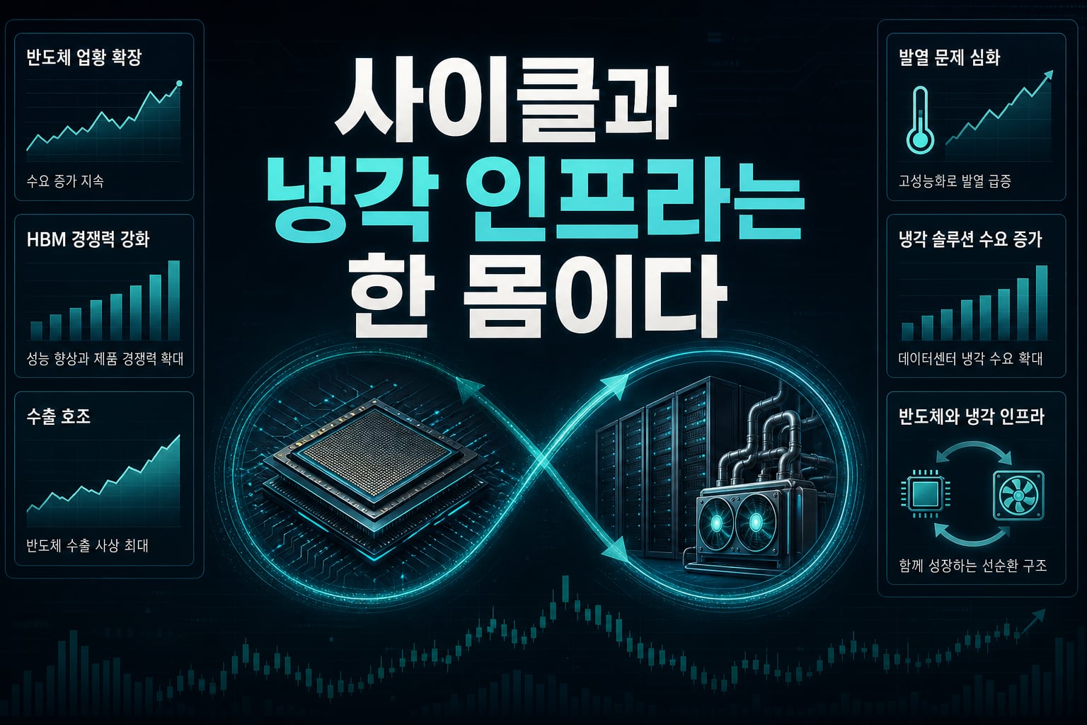 HBM 사이클과 냉각 인프라는 한 몸이다
