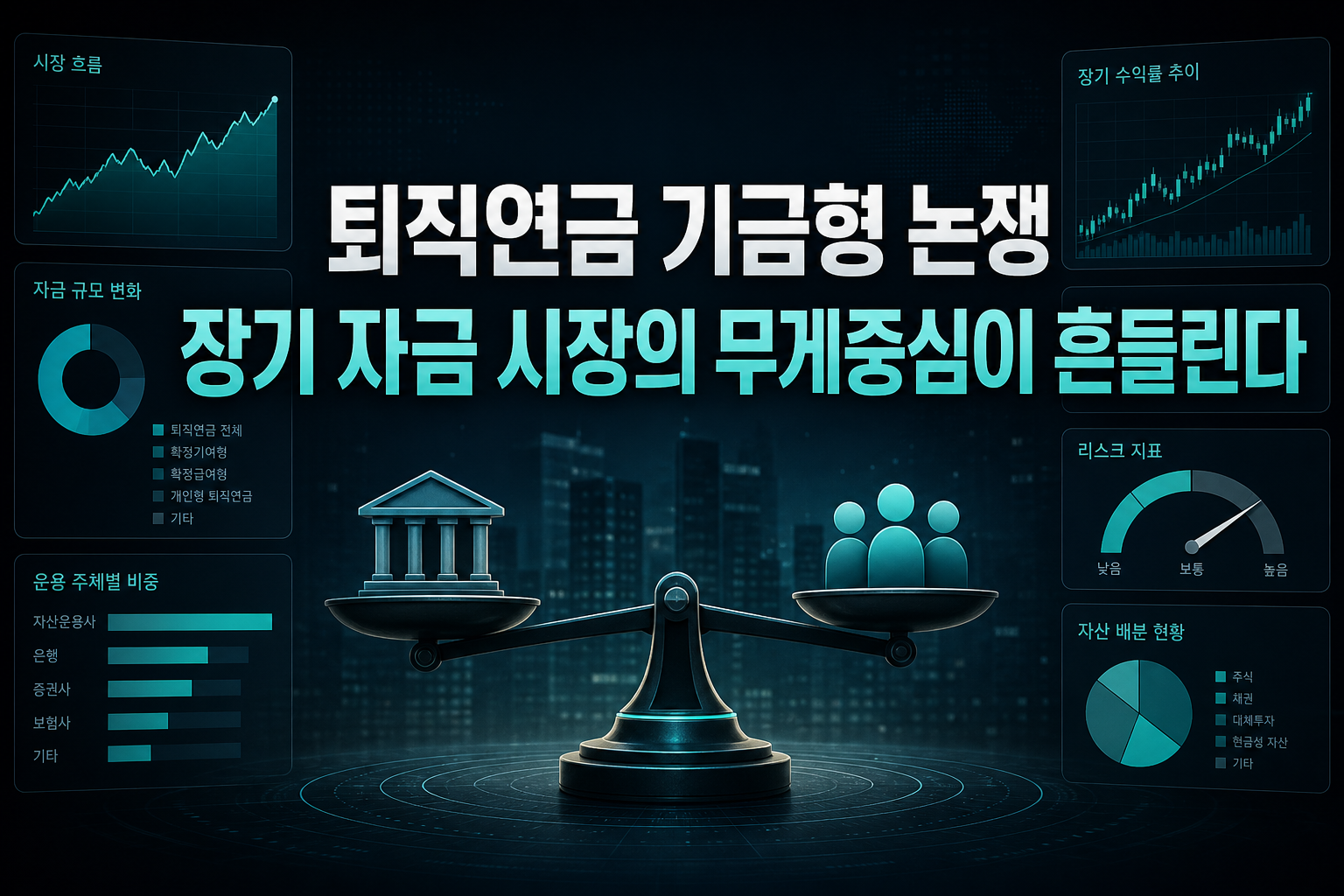 퇴직연금 기금형 논쟁, 장기 자금 시장의 무게중심이 흔들린다