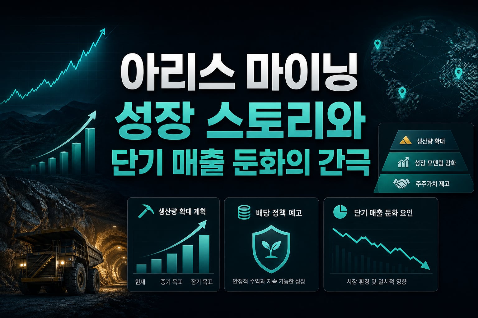 아리스 마이닝, 성장 스토리와 단기 매출 둔화의 간극