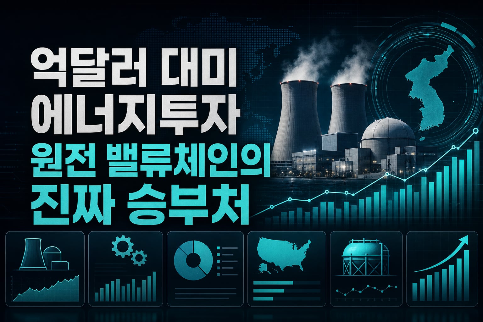 1000억달러 대미 에너지투자, 원전·SMR 밸류체인의 진짜 승부처