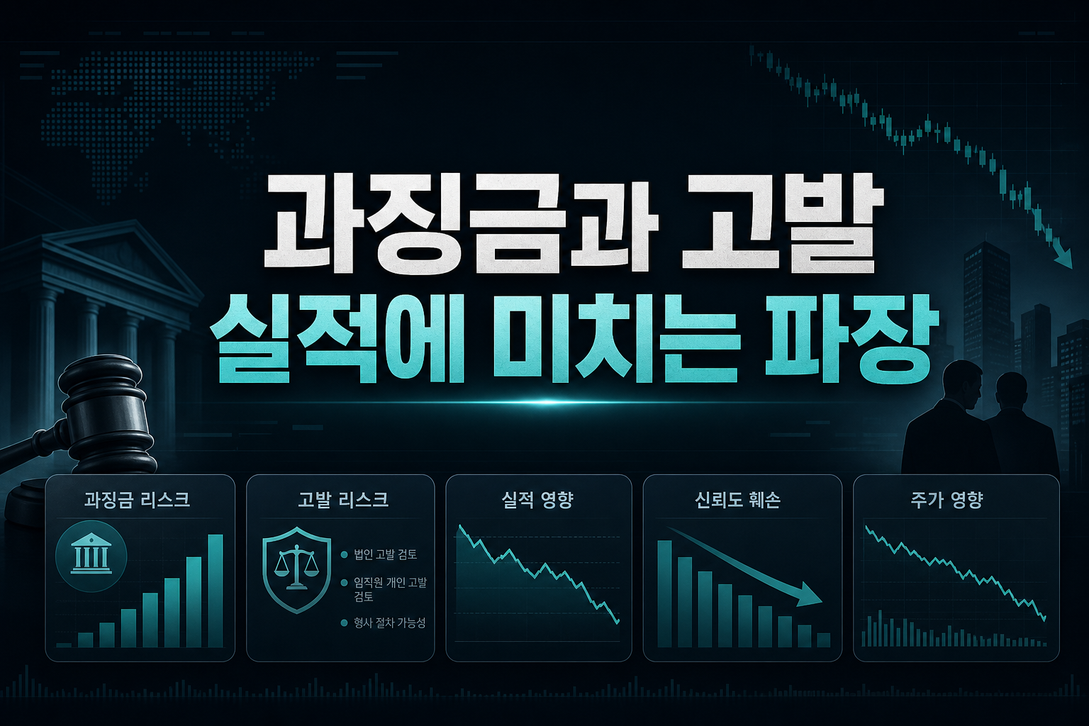 과징금과 고발, 실적에 미치는 파장
