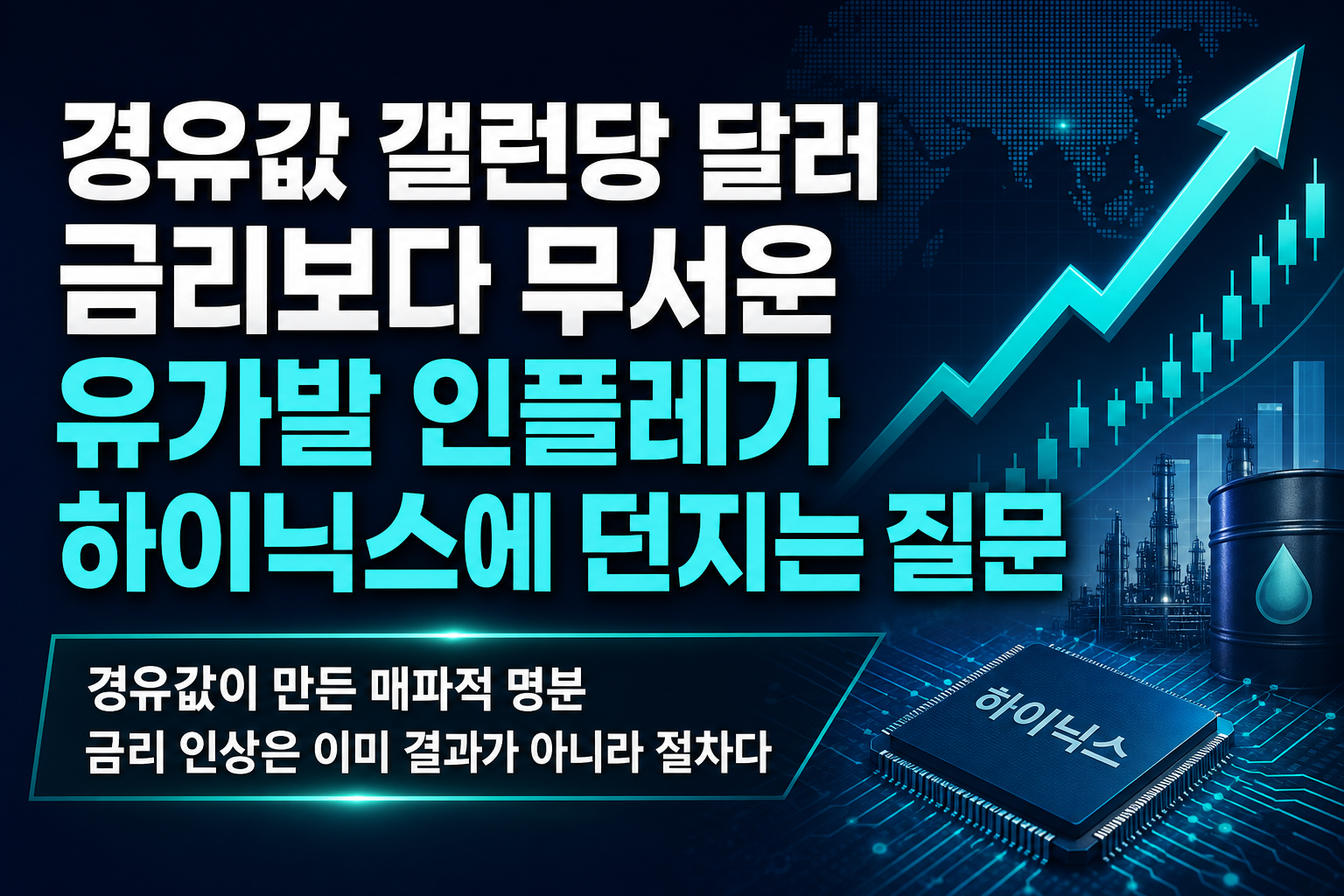 경유값 갤런당 6달러, 금리보다 무서운 유가발 인플레가 SK하이닉스에 던지는 질문