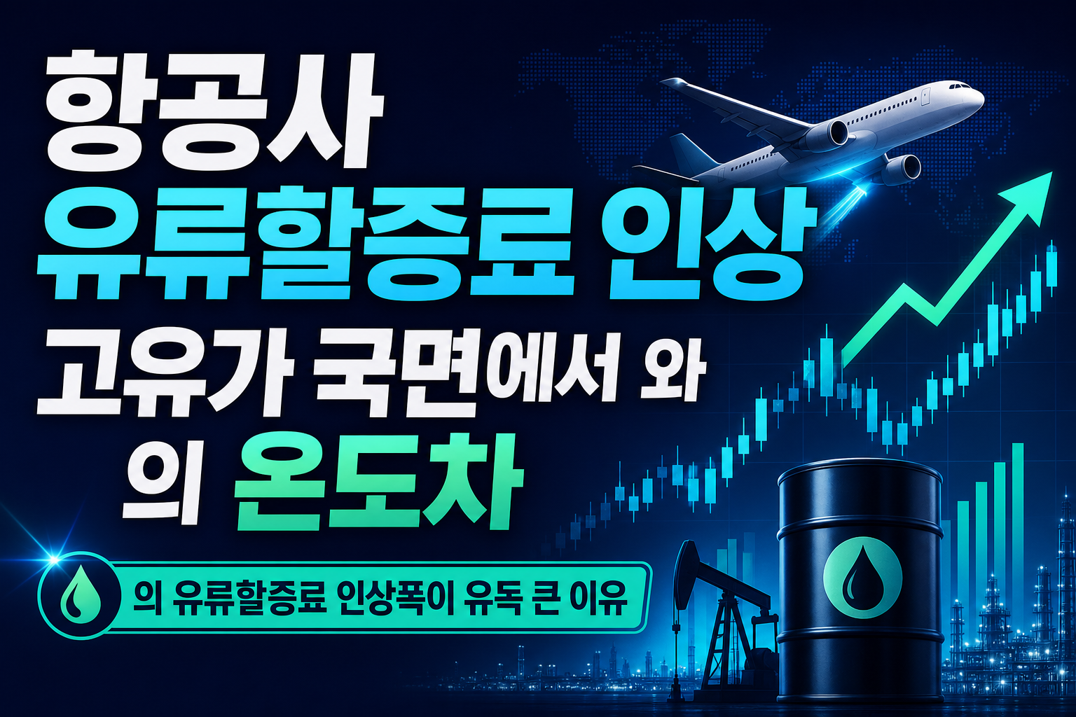 항공사 유류할증료 14% 인상, 고유가 국면에서 LCC와 FSC의 온도차