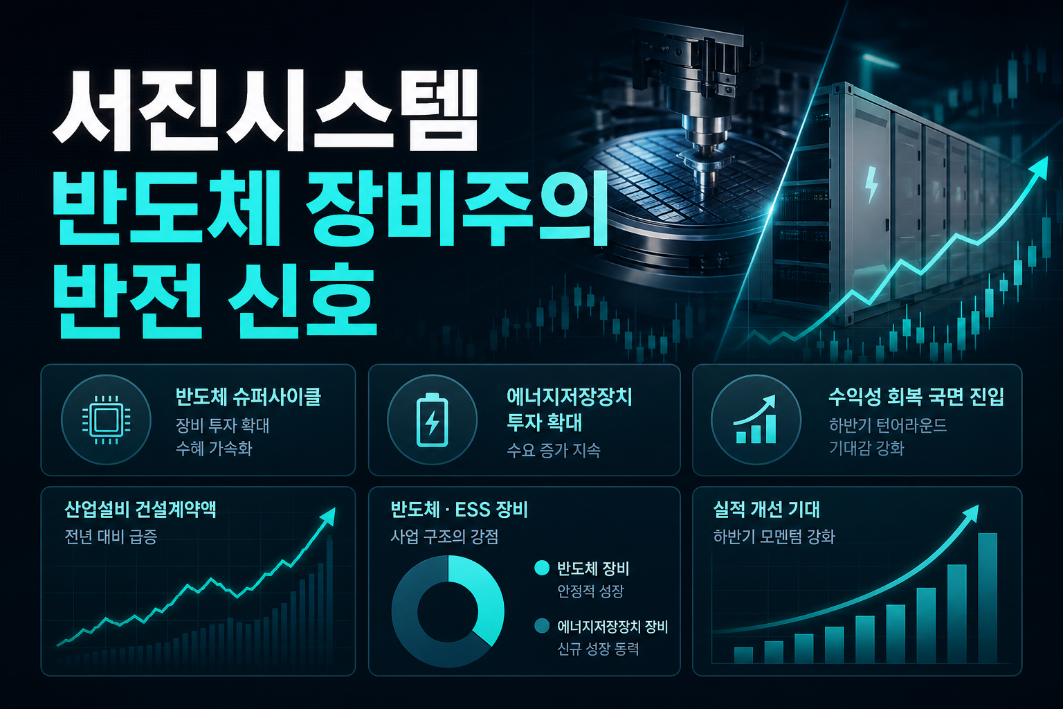 서진시스템, 반도체·ESS 장비주의 반전 신호