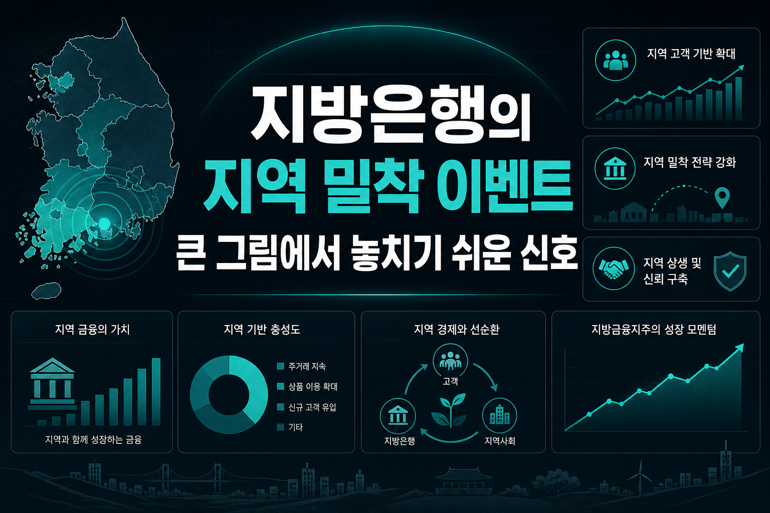 지방은행의 지역 밀착 이벤트, 큰 그림에서 놓치기 쉬운 신호