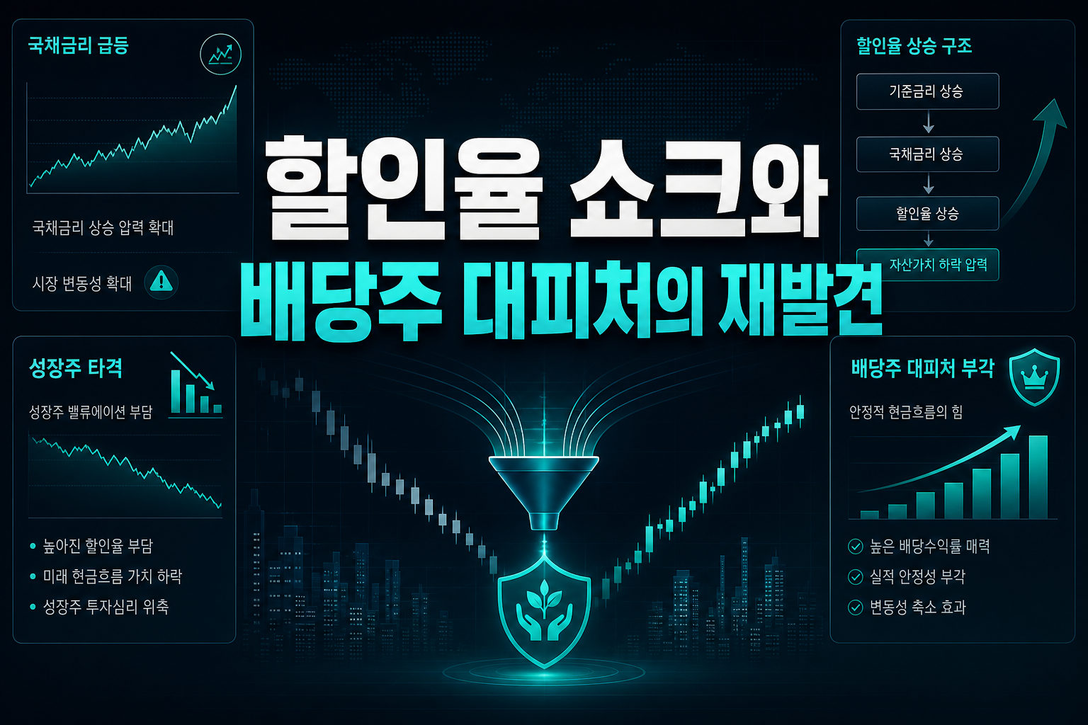 할인율 쇼크와 배당주 대피처의 재발견