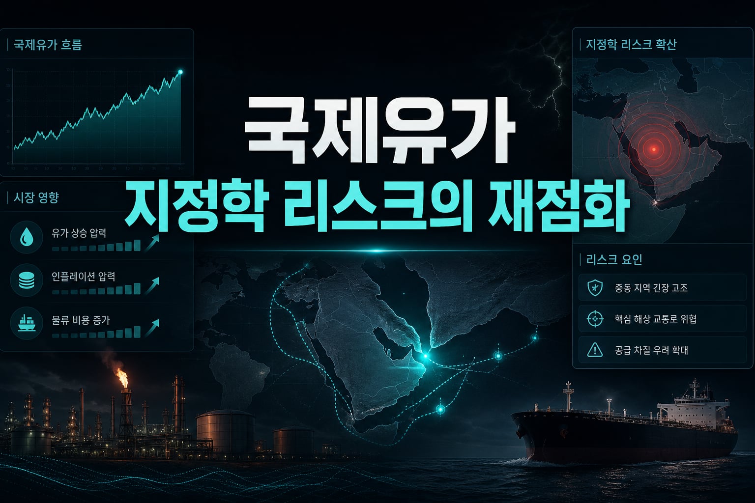 국제유가, 지정학 리스크의 재점화