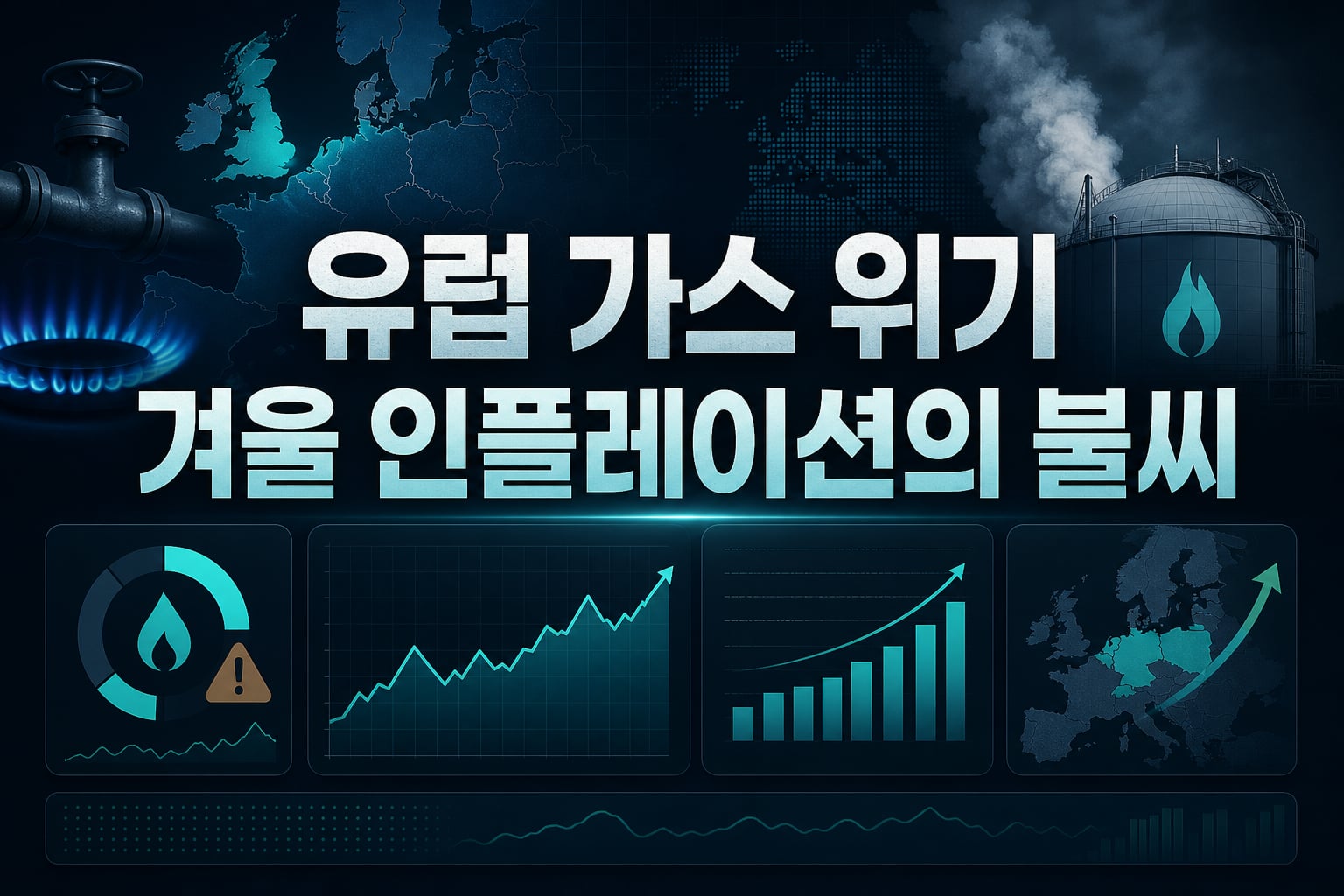 유럽 가스 위기, 겨울 인플레이션의 불씨