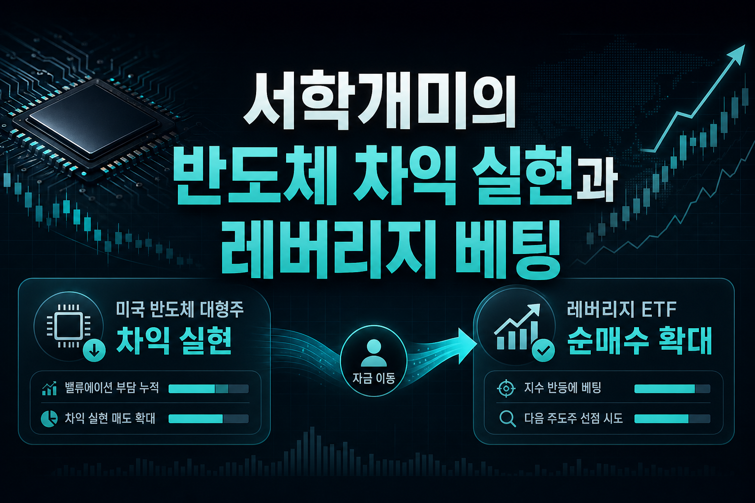 서학개미의 반도체 차익 실현과 레버리지 베팅