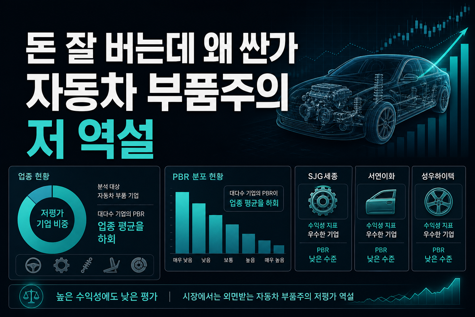 돈 잘 버는데 왜 싼가, 자동차 부품주의 저PBR 역설