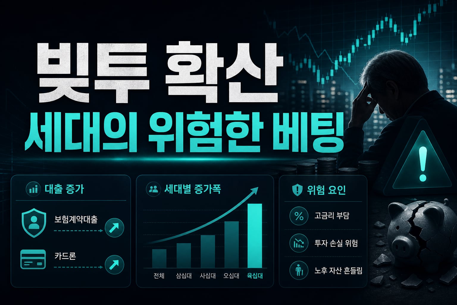 빚투 확산, 5060세대의 위험한 베팅