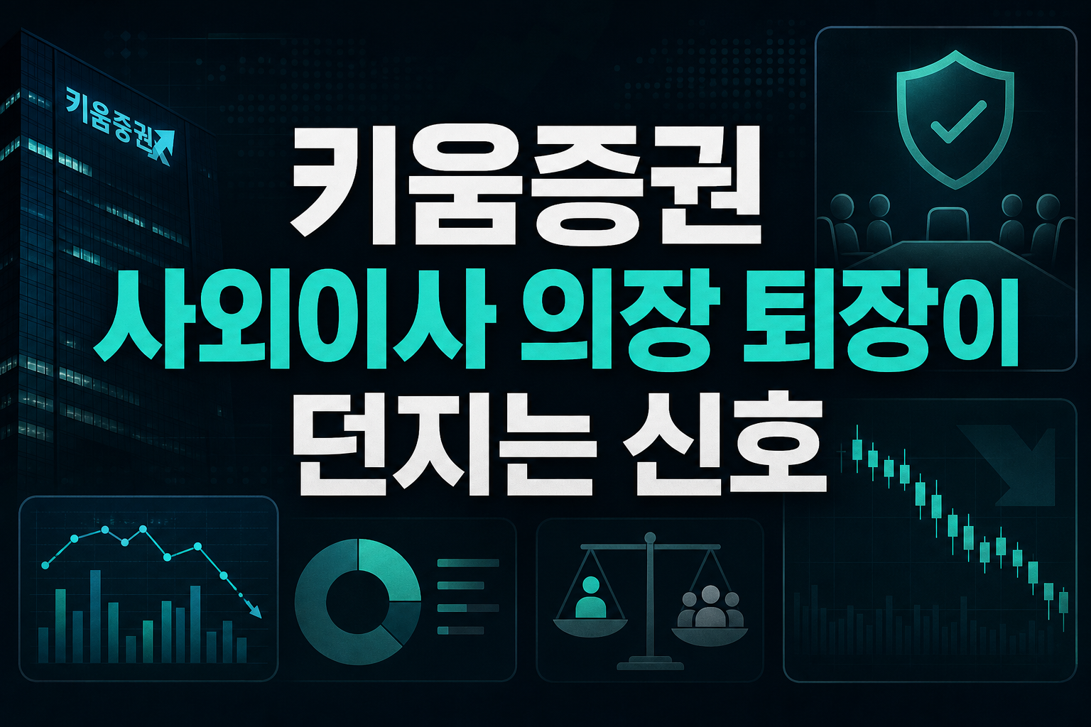 키움증권, 사외이사 의장 퇴장이 던지는 신호