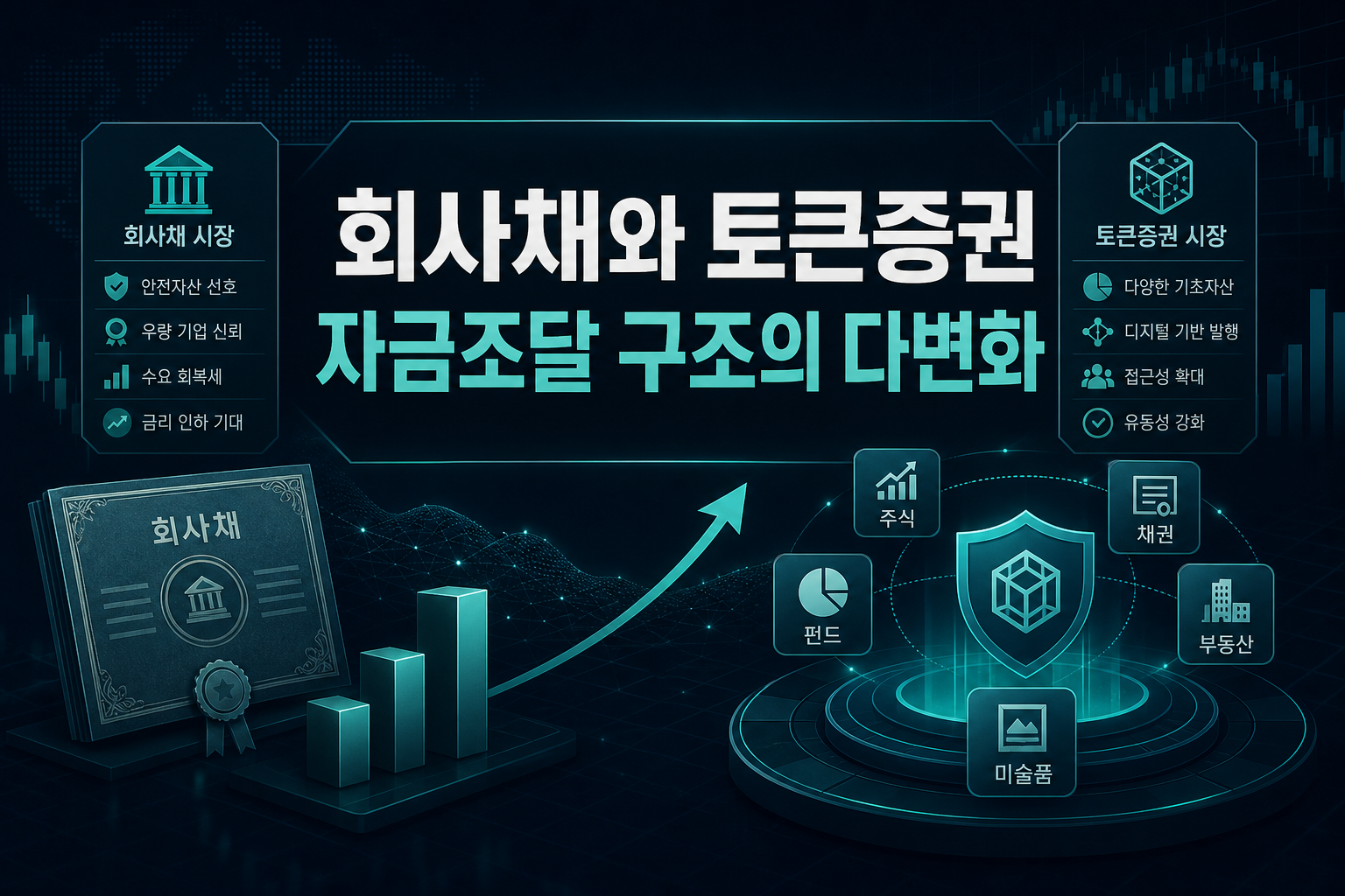 회사채와 토큰증권, 자금조달 구조의 다변화
