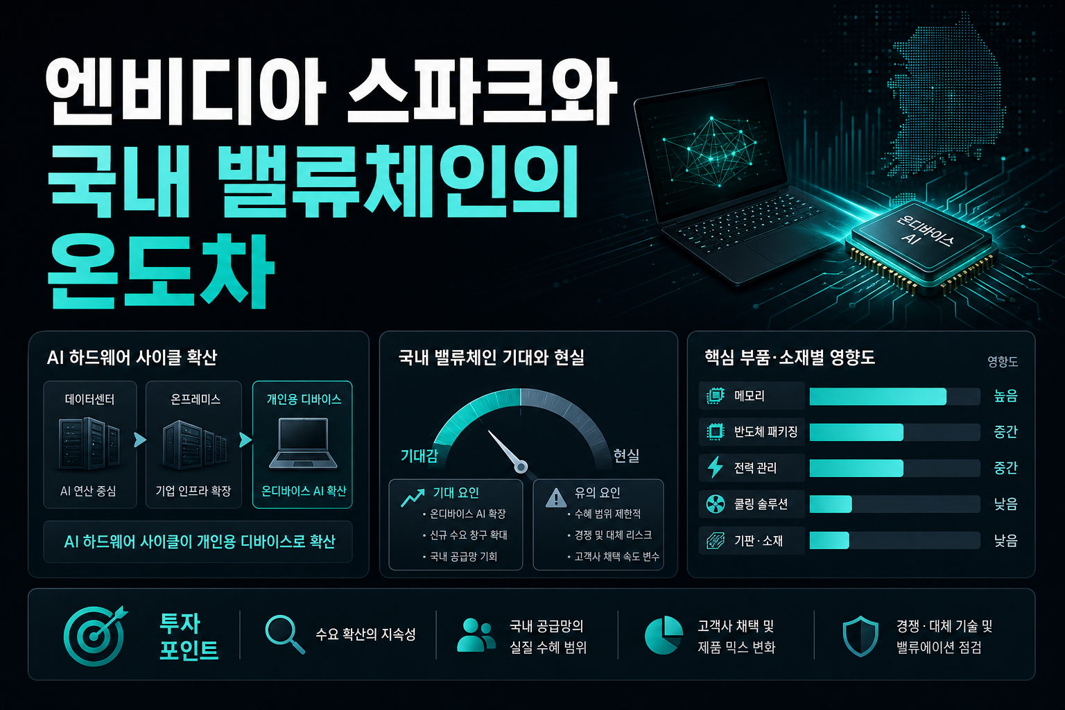 엔비디아 RTX 스파크와 국내 AI 밸류체인의 온도차