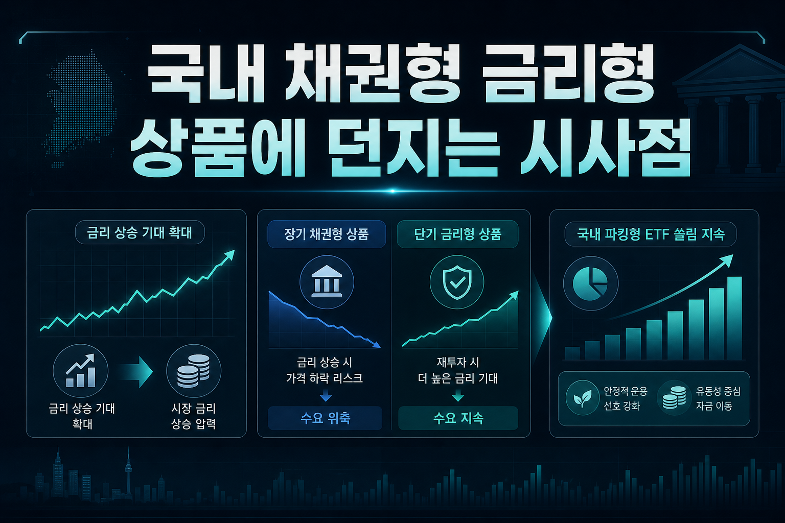 국내 채권형·금리형 상품에 던지는 시사점