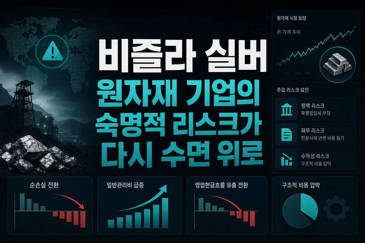 비즐라 실버, 원자재 기업의 숙명적 리스크가 다시 수면 위로
