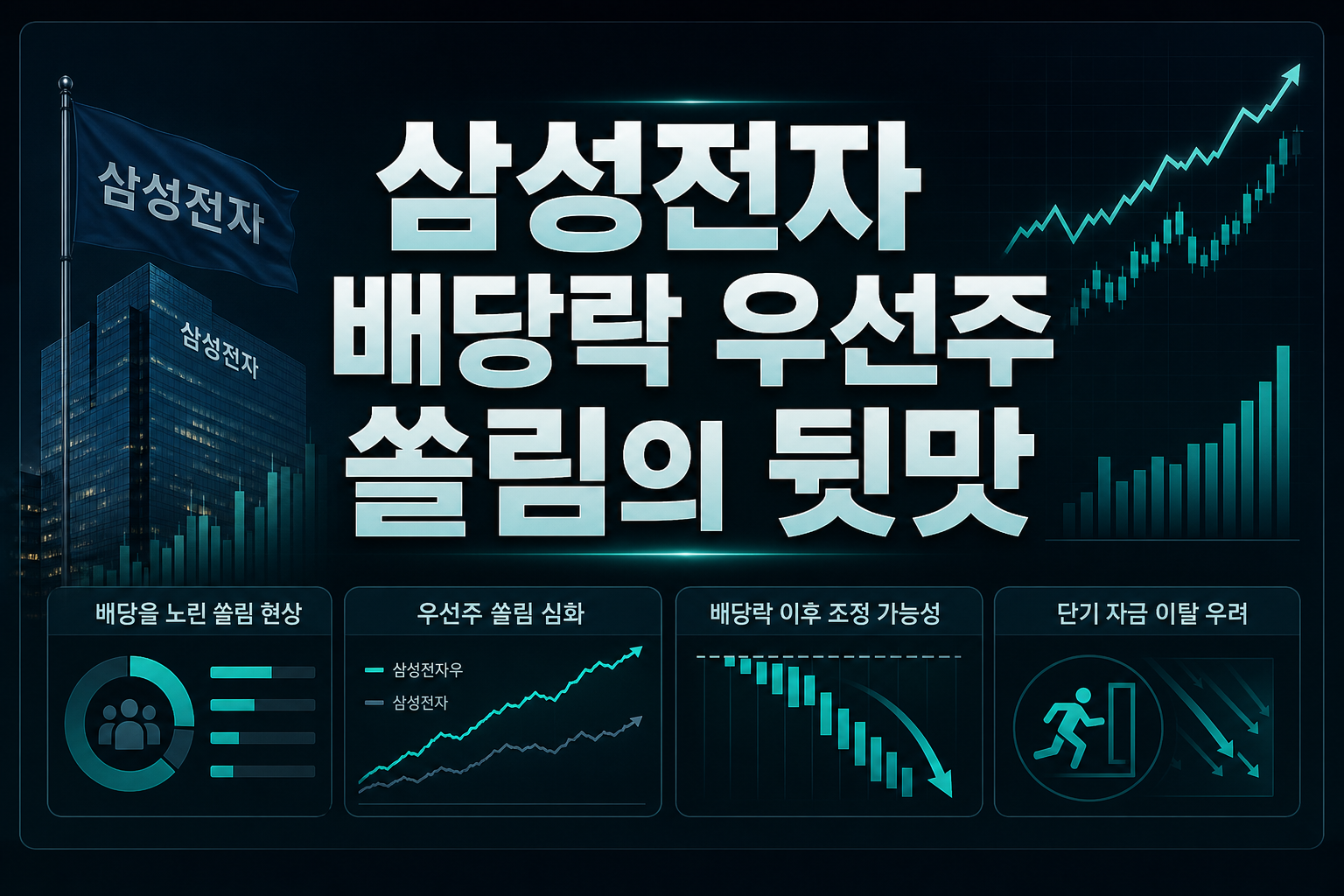 삼성전자 배당락, 우선주 쏠림의 뒷맛
