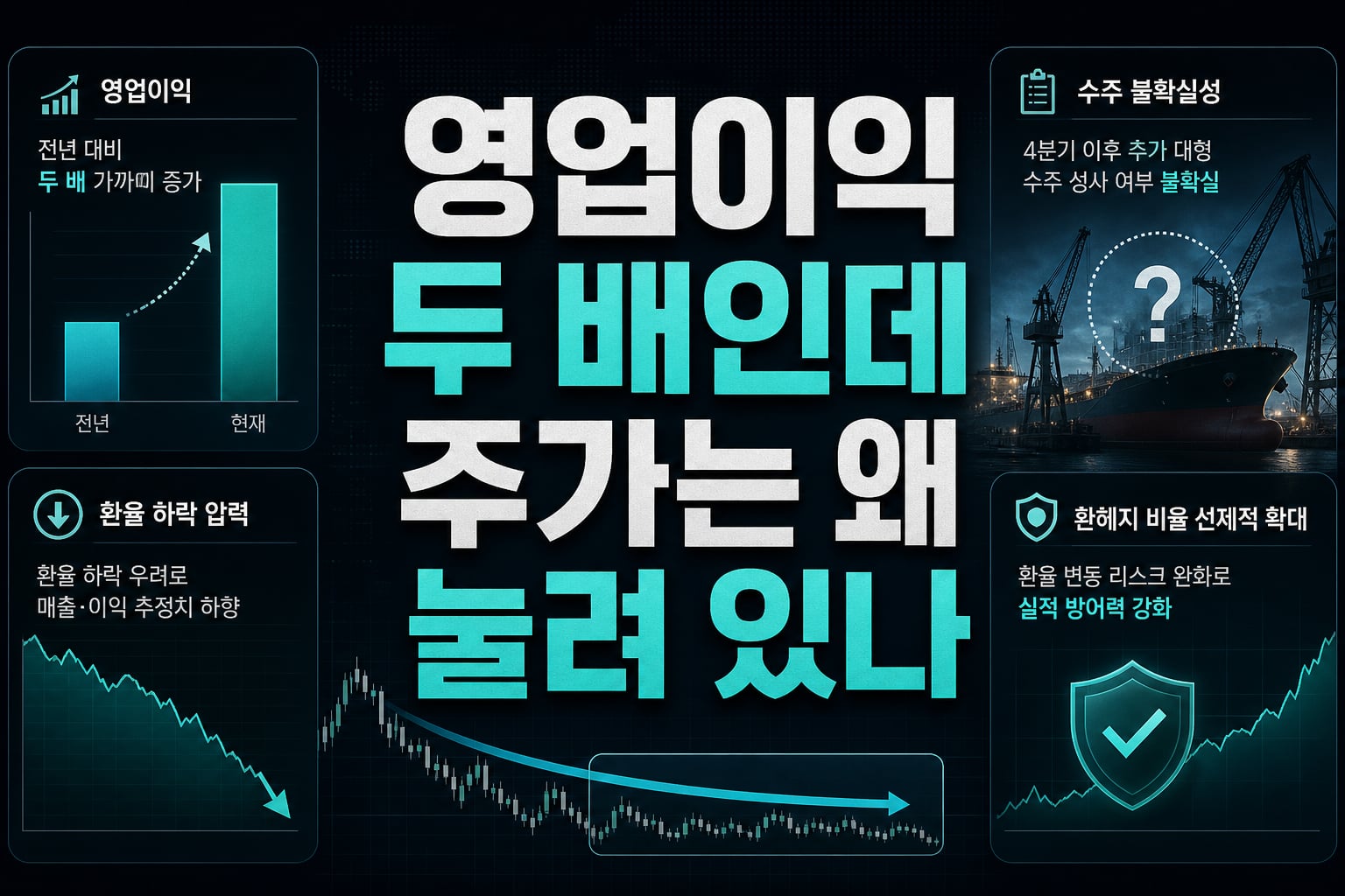영업이익 두 배인데 주가는 왜 눌려 있나