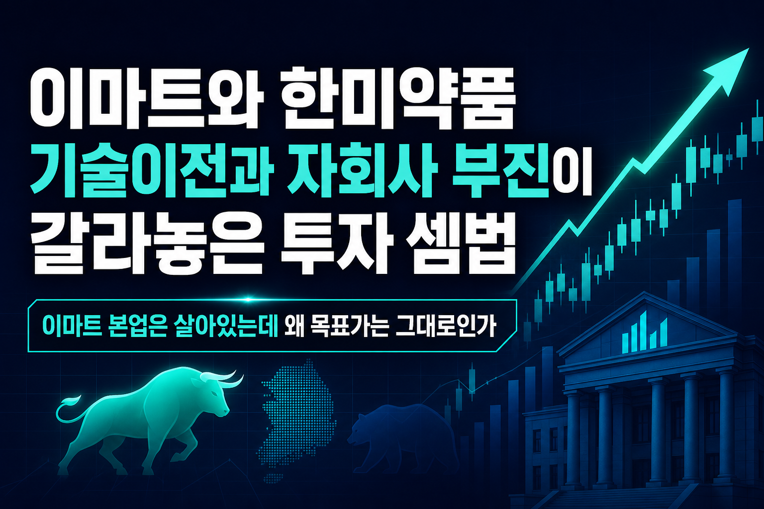 이마트와 한미약품, 기술이전과 자회사 부진이 갈라놓은 투자 셈법