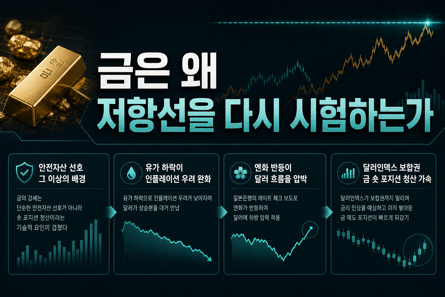 금은 왜 저항선을 다시 시험하는가