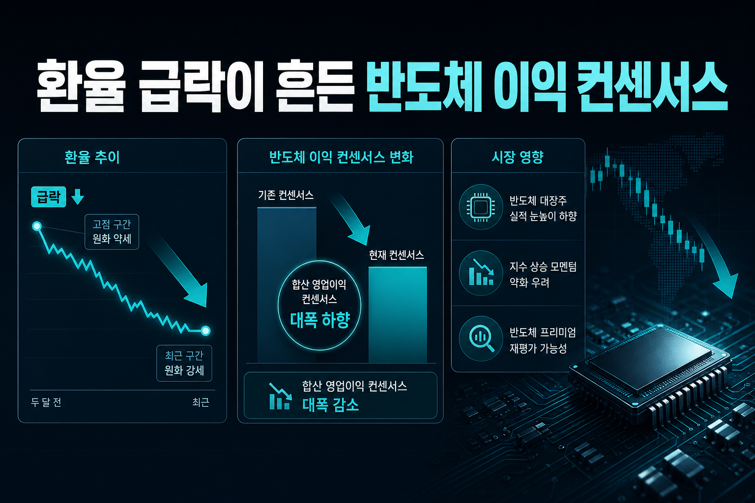 환율 급락이 흔든 반도체 이익 컨센서스