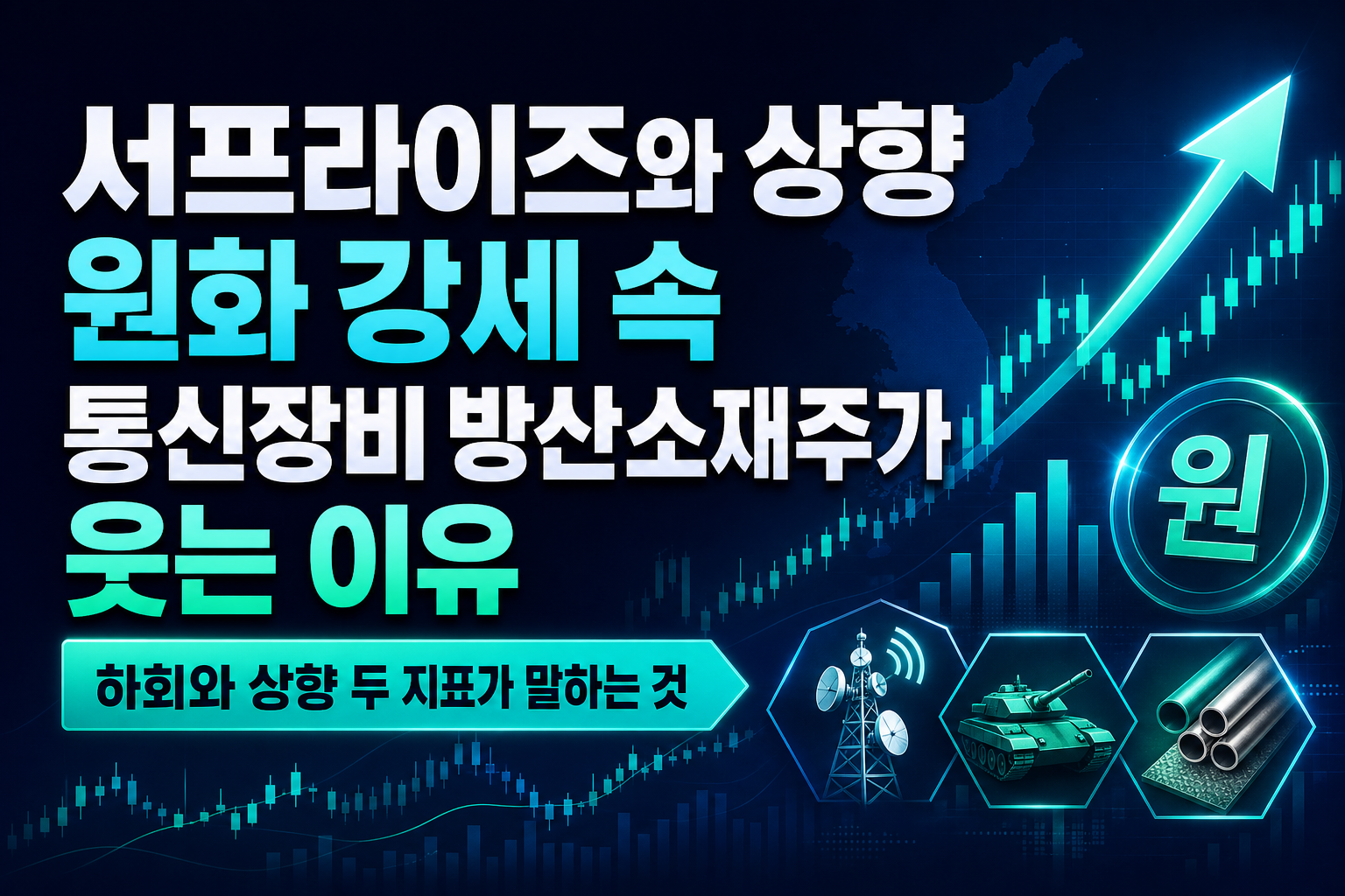 PCE 서프라이즈와 GDP 상향, 원화 강세 속 통신장비·방산소재주가 웃는 이유
