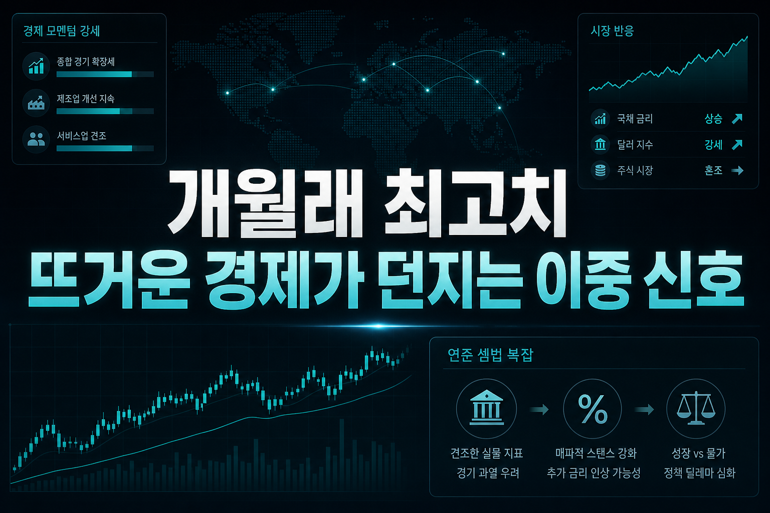 S&P PMI 62개월래 최고치, 뜨거운 경제가 던지는 이중 신호