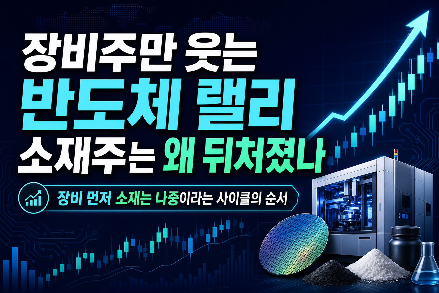 장비주만 웃는 반도체 랠리, 소재주는 왜 뒤처졌나