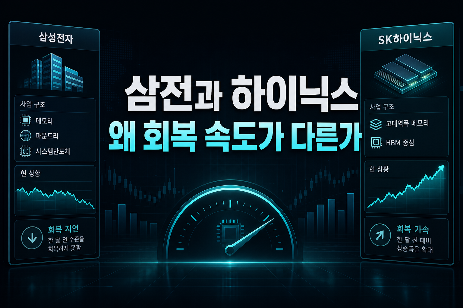삼전과 하이닉스, 왜 회복 속도가 다른가