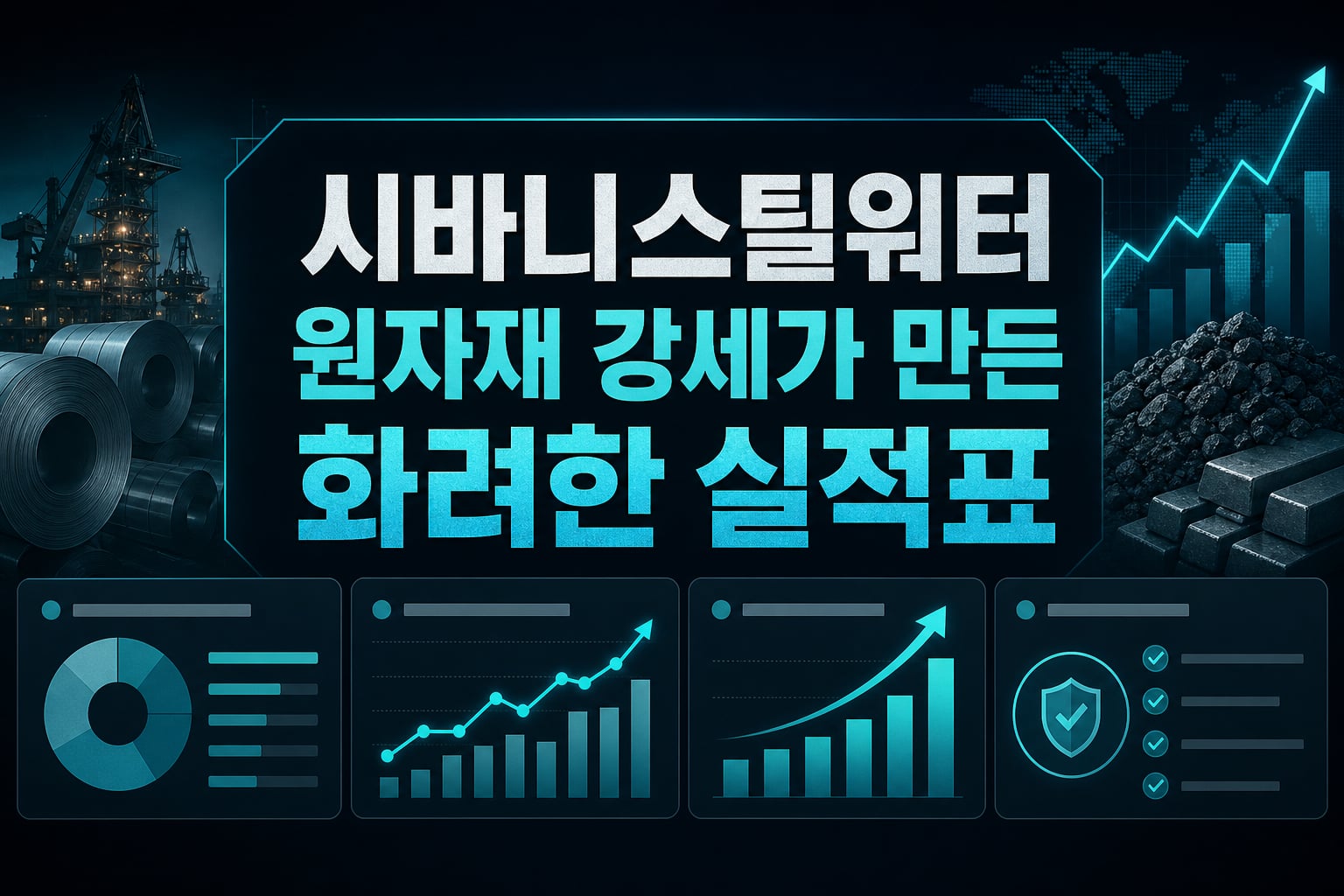 시바니스틸워터, 원자재 강세가 만든 화려한 실적표