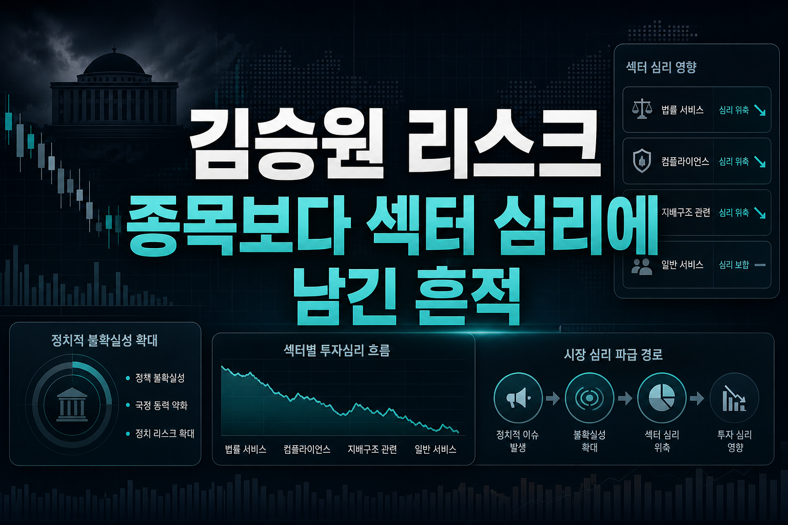 김승원 리스크, 종목보다 섹터 심리에 남긴 흔적