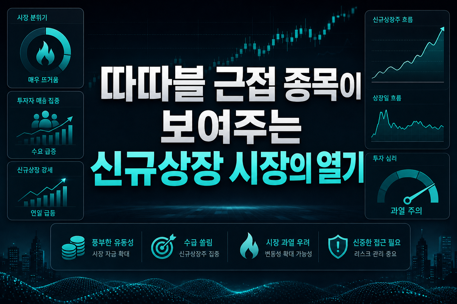 따따블 근접 종목이 보여주는 신규상장 시장의 열기