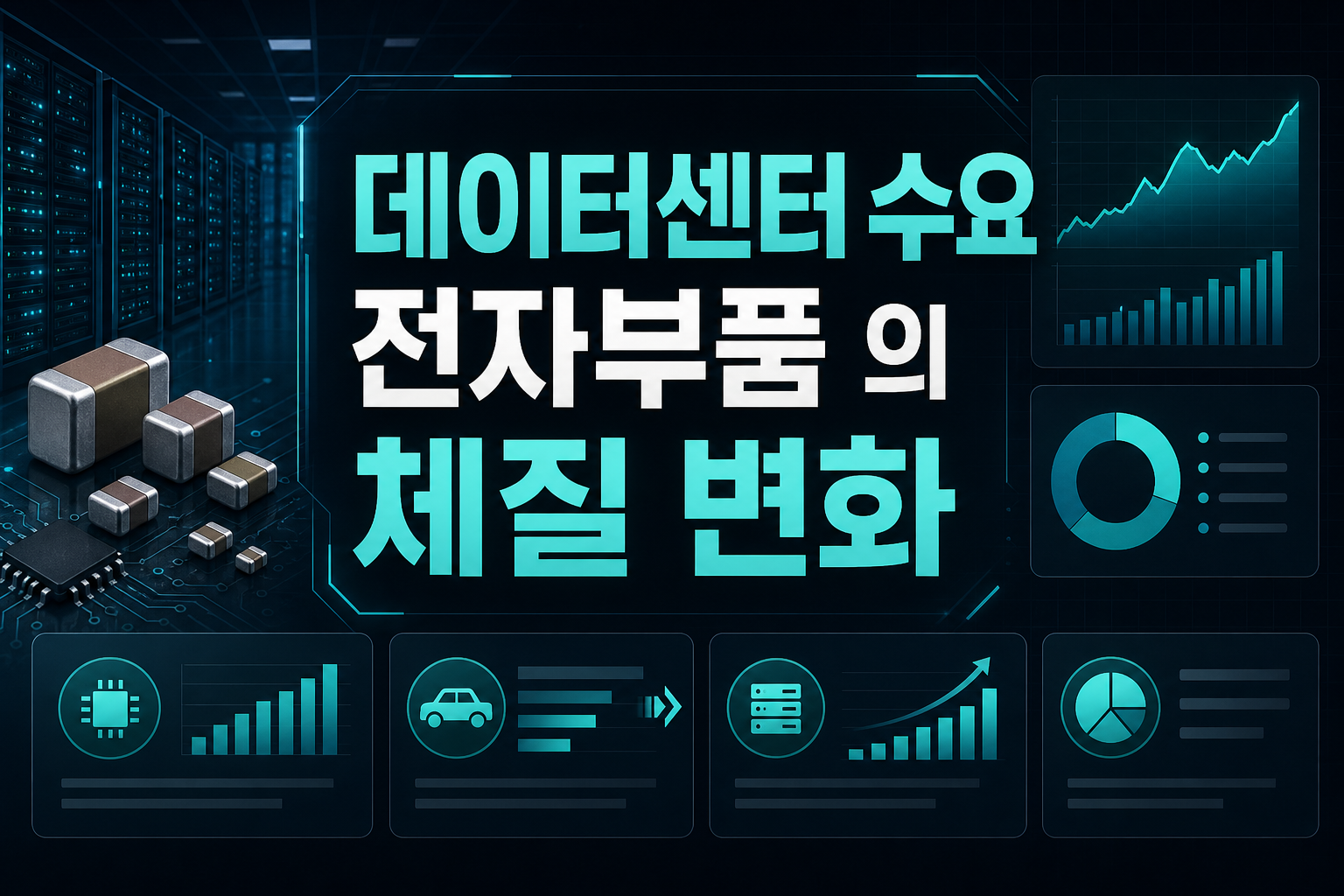 AI 데이터센터發 MLCC 수요, 전자부품株의 체질 변화