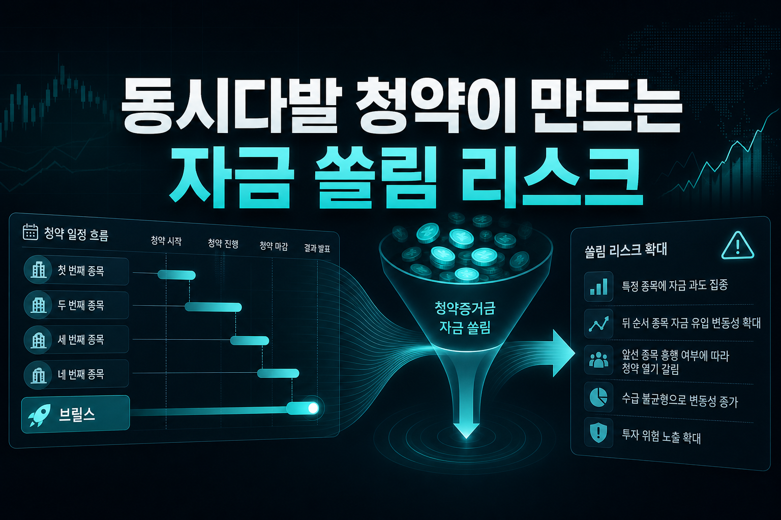 동시다발 청약이 만드는 자금 쏠림 리스크