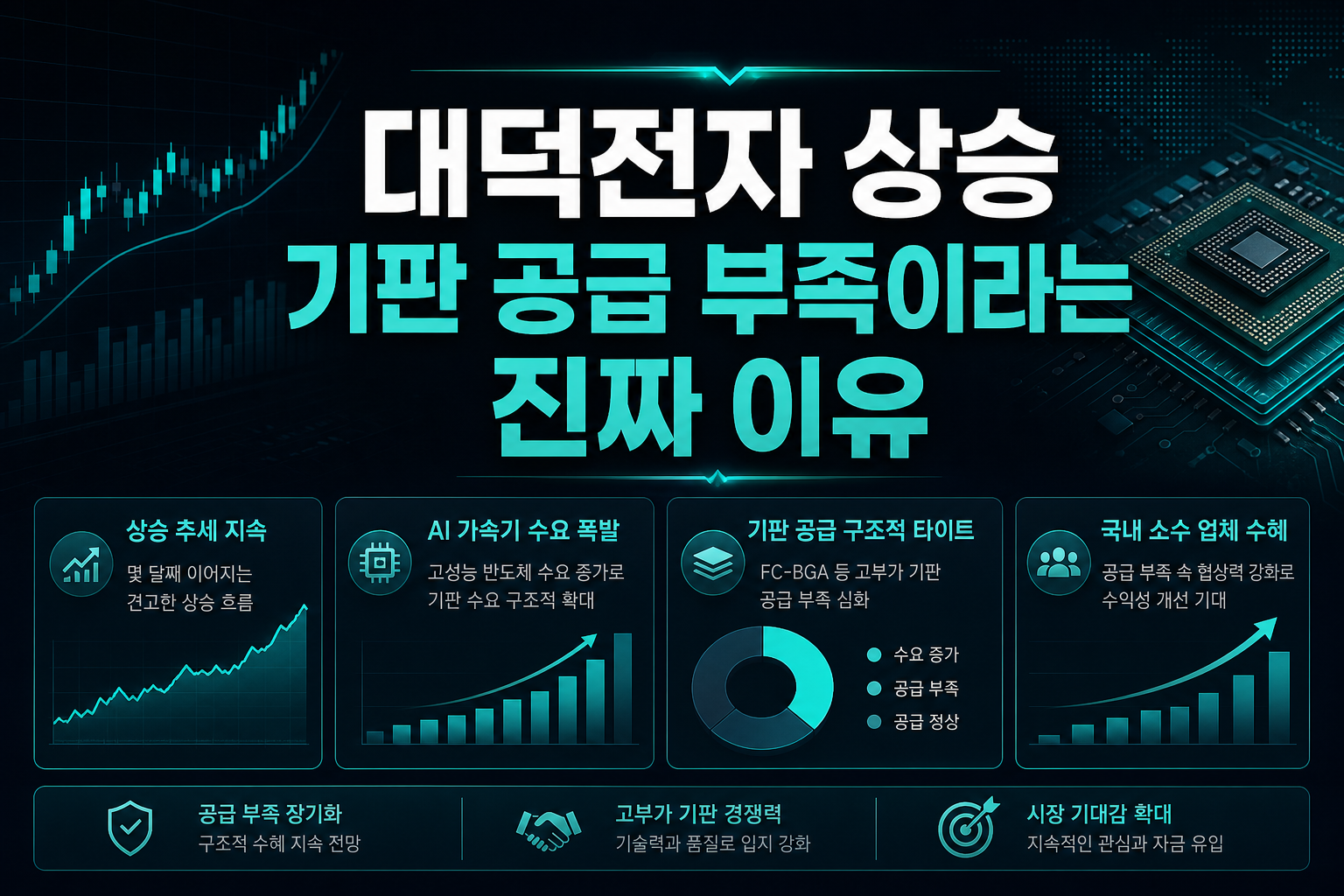 대덕전자 27% 상승, AI 기판 공급 부족이라는 진짜 이유