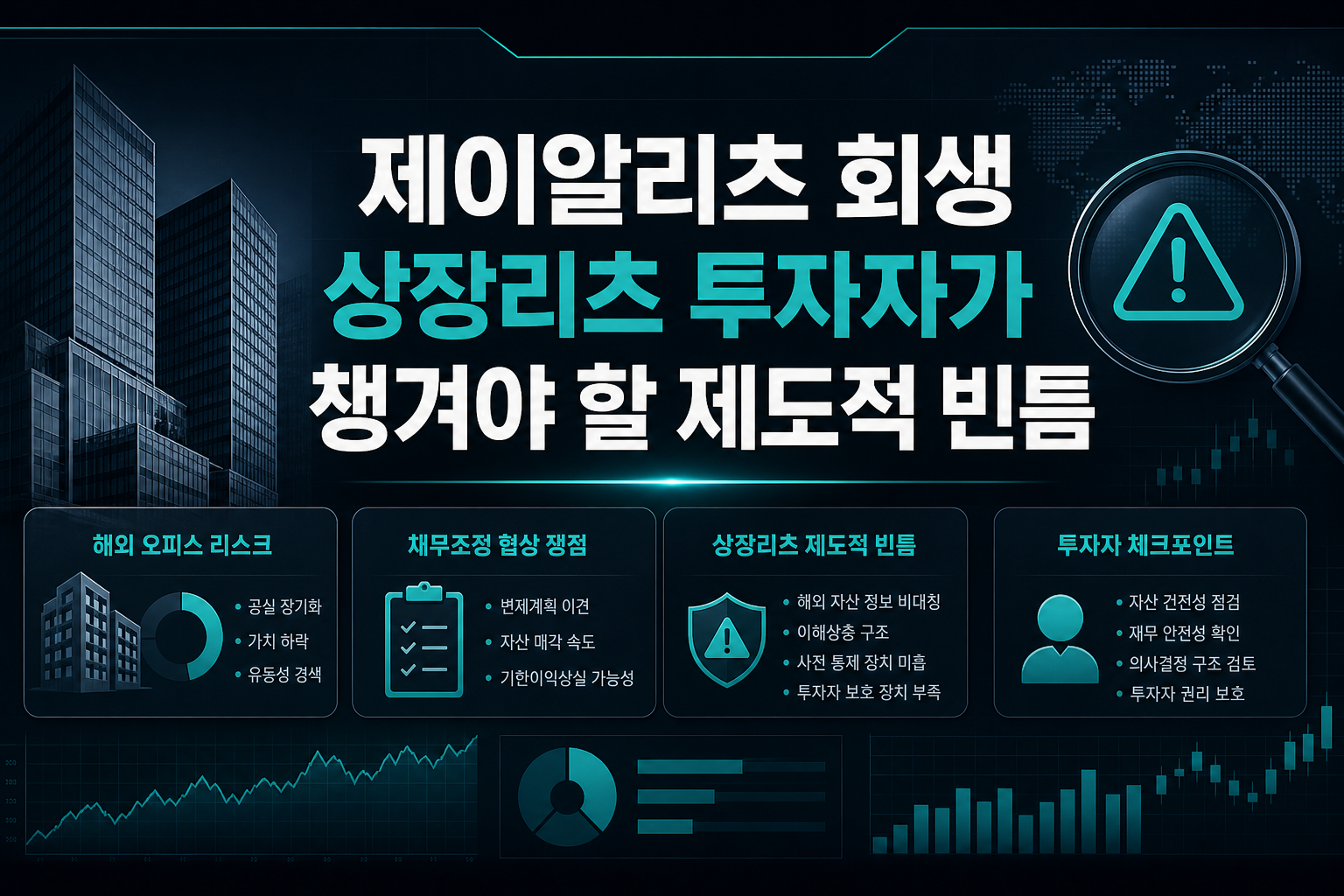 제이알리츠 회생, 상장리츠 투자자가 챙겨야 할 제도적 빈틈