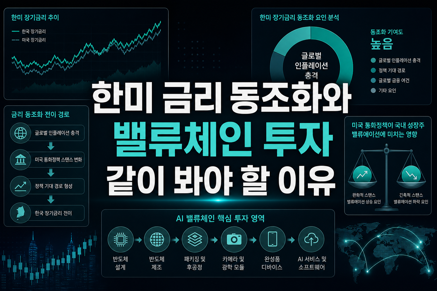 한미 금리 동조화와 AI 밸류체인 투자, 같이 봐야 할 이유