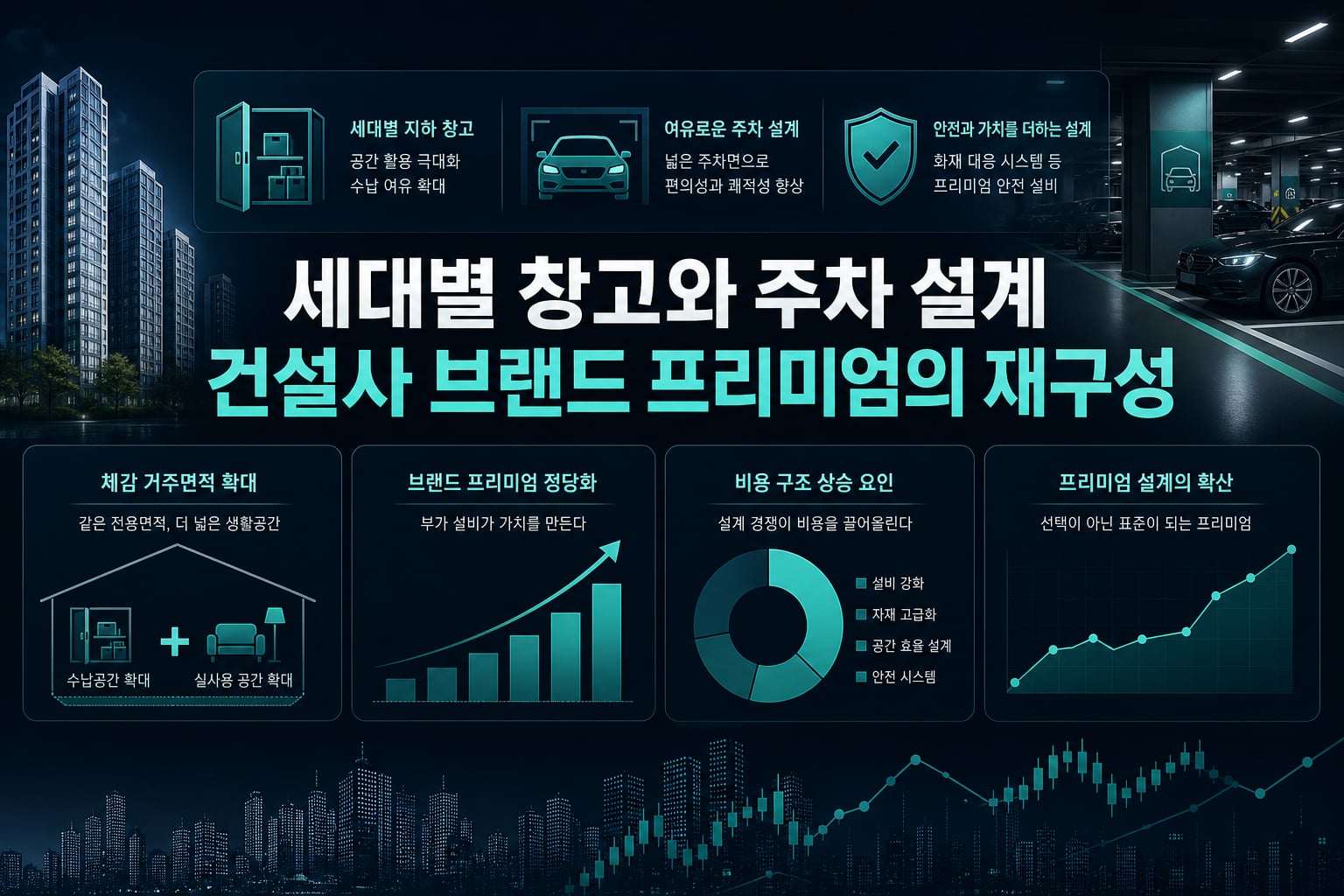 세대별 창고와 주차 설계, 건설사 브랜드 프리미엄의 재구성