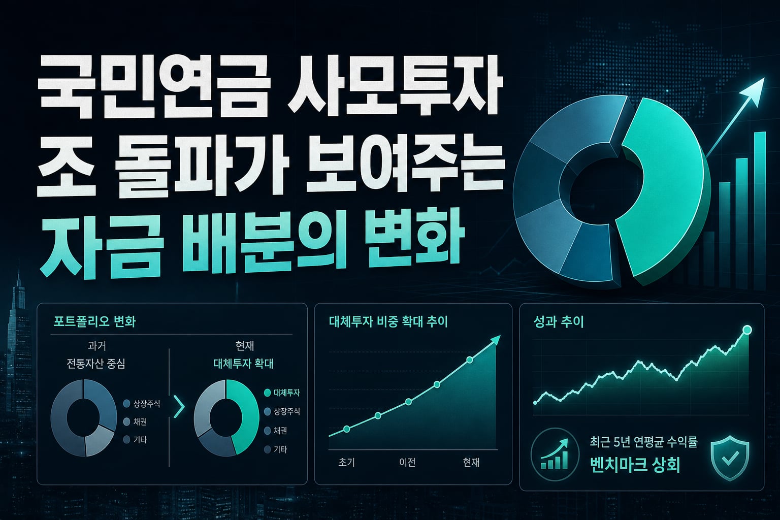 국민연금 사모투자 100조 돌파가 보여주는 자금 배분의 변화