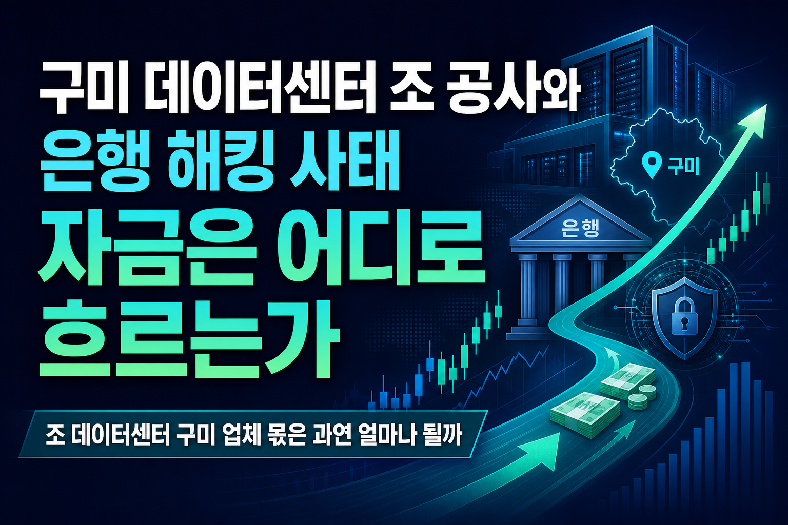 구미 데이터센터 6조 공사와 은행 해킹 사태, 자금은 어디로 흐르는가