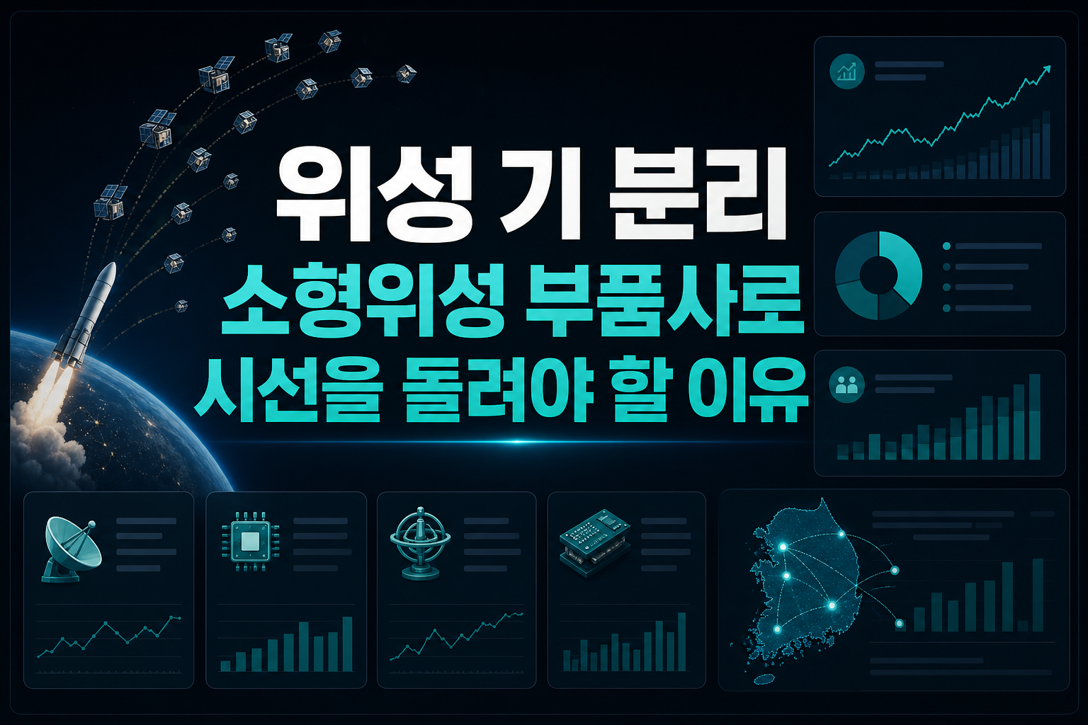 위성 15기 분리, 소형위성 부품사로 시선을 돌려야 할 이유