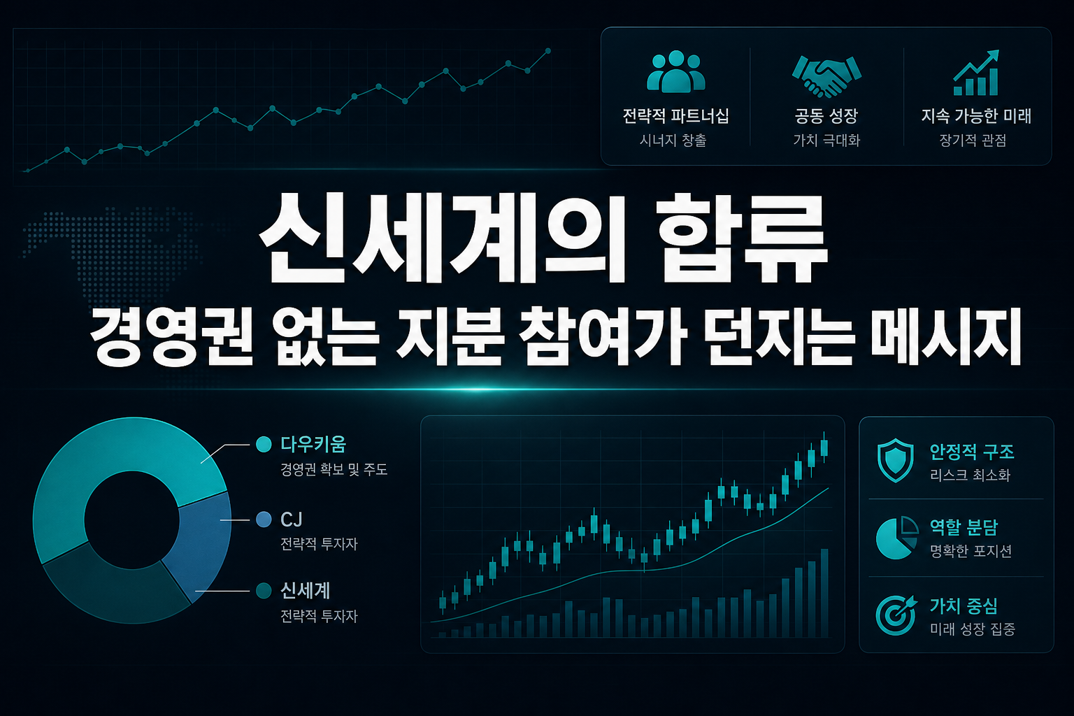 신세계의 합류, 경영권 없는 지분 참여가 던지는 메시지