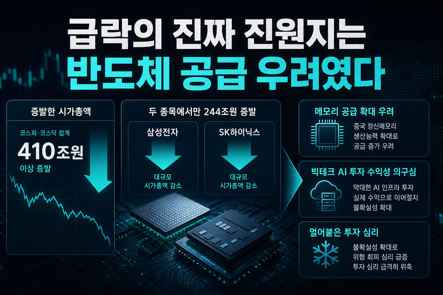 급락의 진짜 진원지는 반도체 공급 우려였다