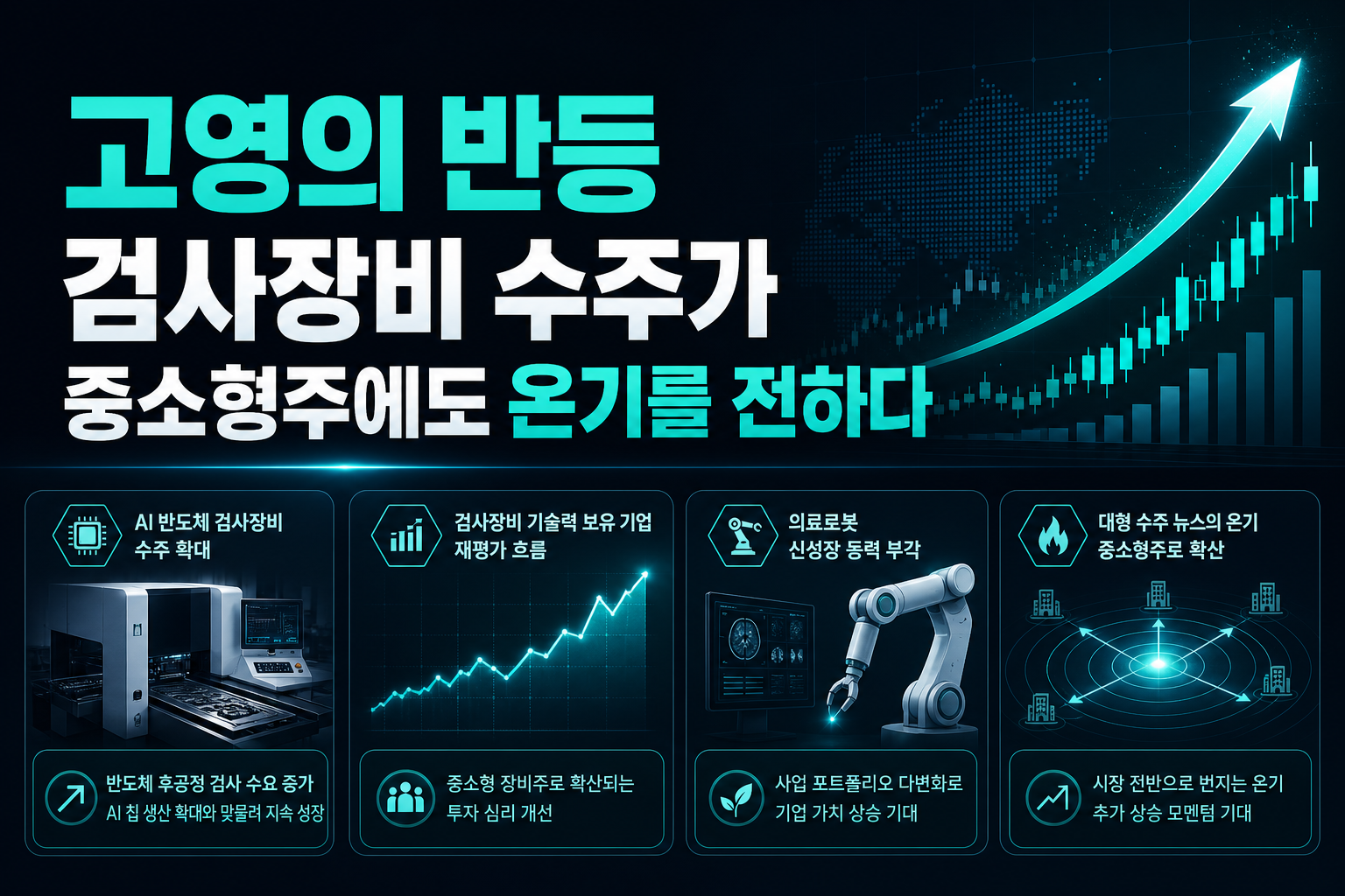고영의 반등, AI 검사장비 수주가 중소형주에도 온기를 전하다