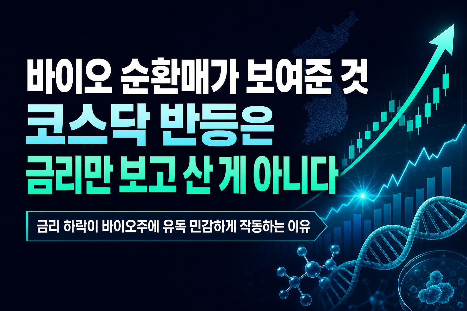 바이오 순환매가 보여준 것, 코스닥 반등은 금리만 보고 산 게 아니다