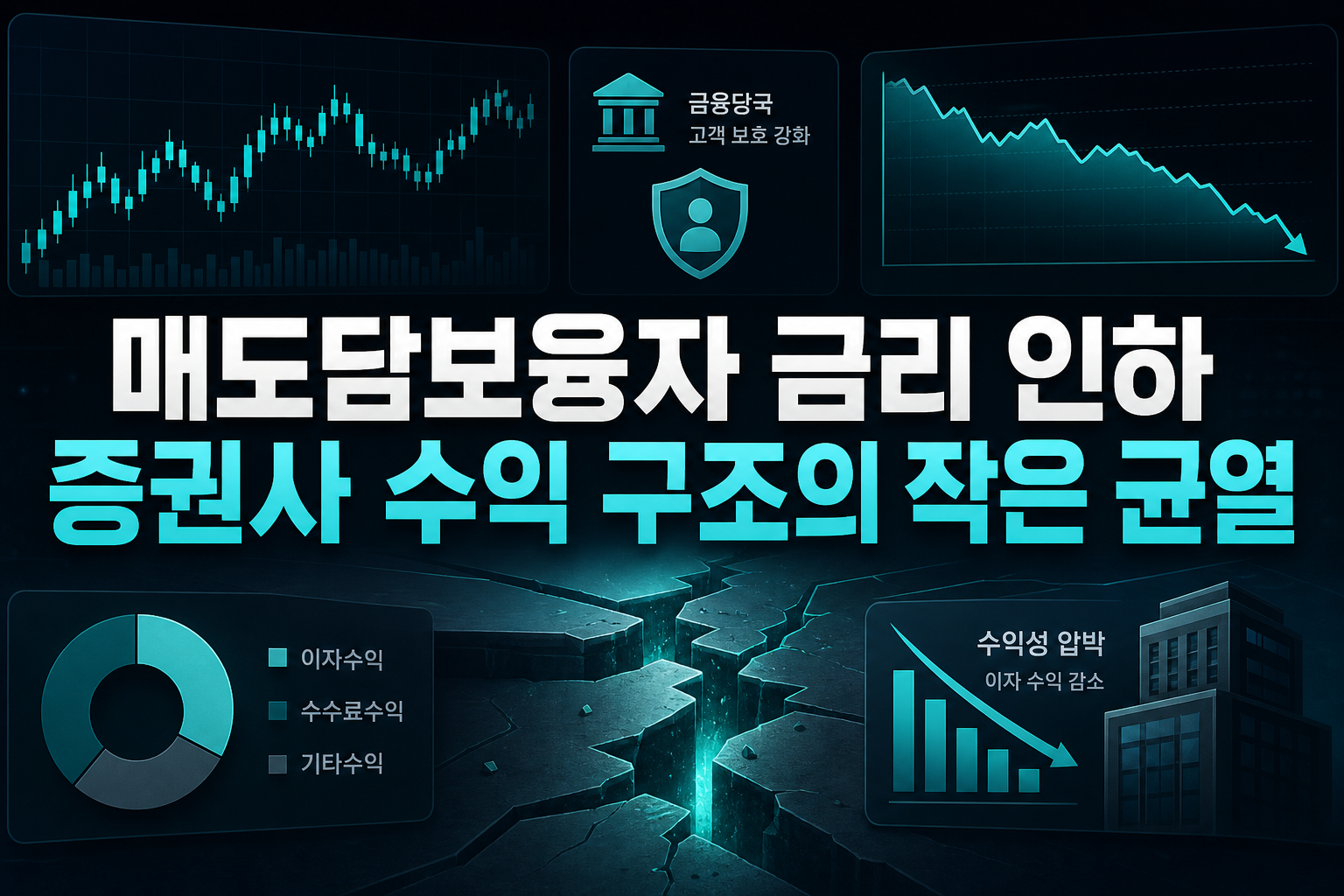 매도담보융자 금리 인하, 증권사 수익 구조의 작은 균열