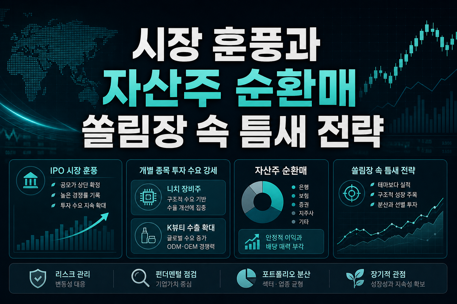 IPO 시장 훈풍과 자산주 순환매, 쏠림장 속 틈새 전략