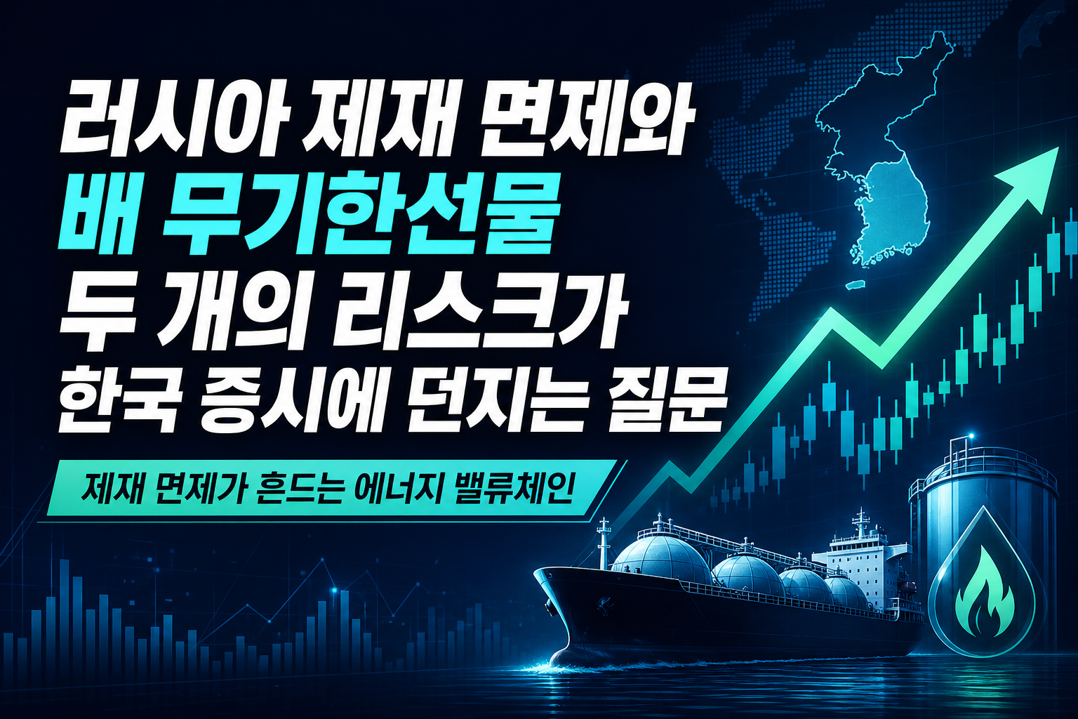 러시아 제재 면제와 20배 무기한선물, 두 개의 리스크가 한국 증시에 던지는 질문