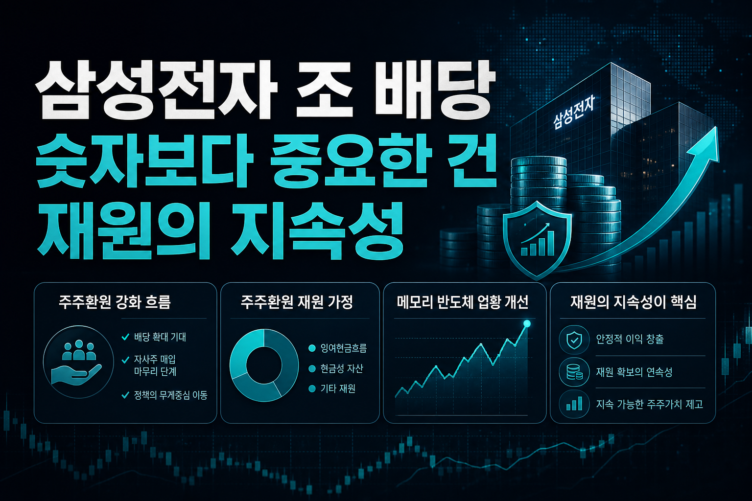 삼성전자 70조 배당, 숫자보다 중요한 건 재원의 지속성