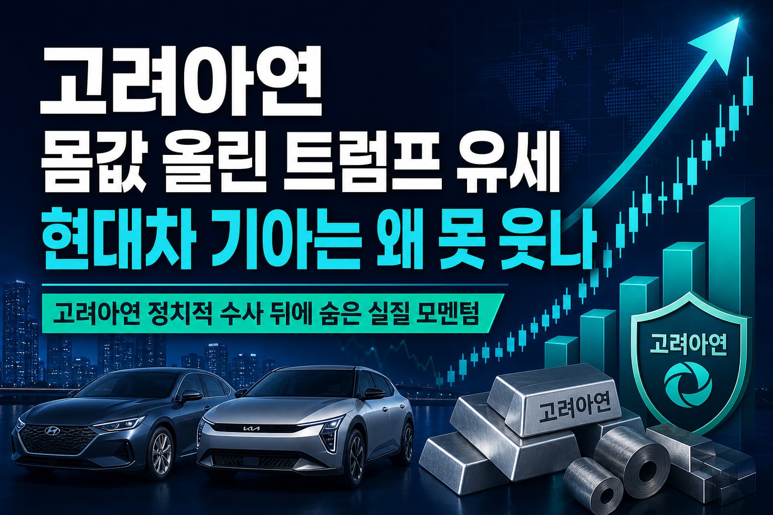 고려아연 몸값 올린 트럼프 유세, 현대차·기아는 왜 못 웃나